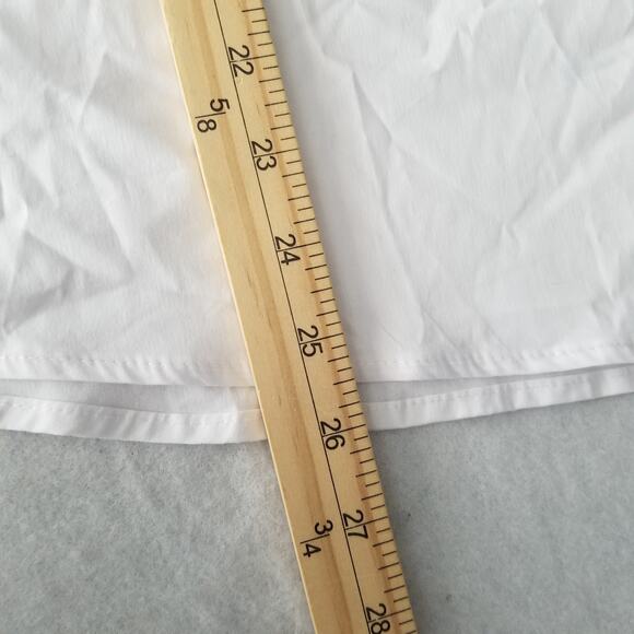 Adrianne Vittadini Puff Sleeve with Lace Insert Button Front Top XL New - Picture 7 of 7